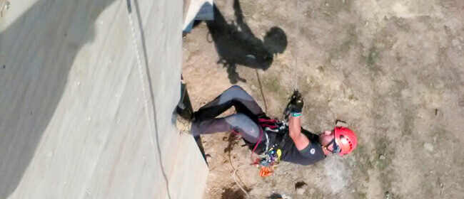 Realizzazione parete artificiale per arrampicata